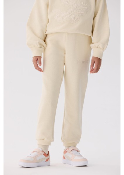 Bg Store Kız Çocuk Bej Eşofman Altı
