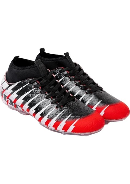 Çoraplı Bilekli Boğazlı Krampon Futbol Ayakkabısı KIRMIZI - SİYAH fiyatları