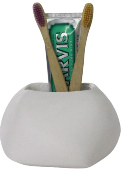 Diş Fırçalığı Diş Fırçalık Diş Fırçası Standı Diş Fırçası Tutucu Siyah Model 22