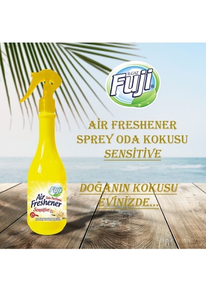 6'lı Neon Air Oda Kalıcı Kokusu Sensitive Beyaz Zambak Oda Spreyi 400 ml Oda Kokusu