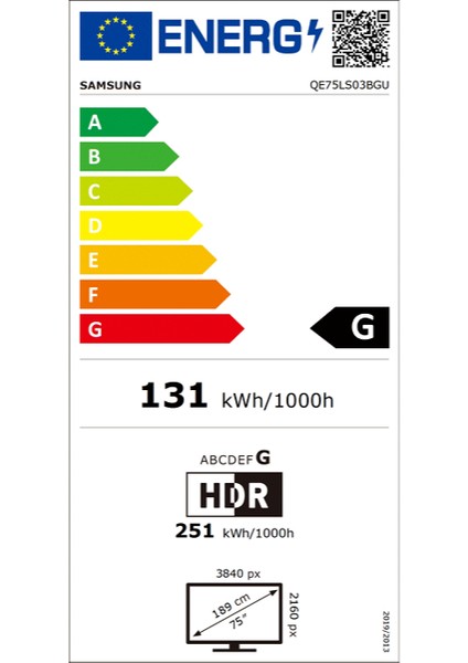 75LS03BG 75" 190 Ekran Dahili Uydu Alıcılı 4K Ultra HD Smart QLED TV