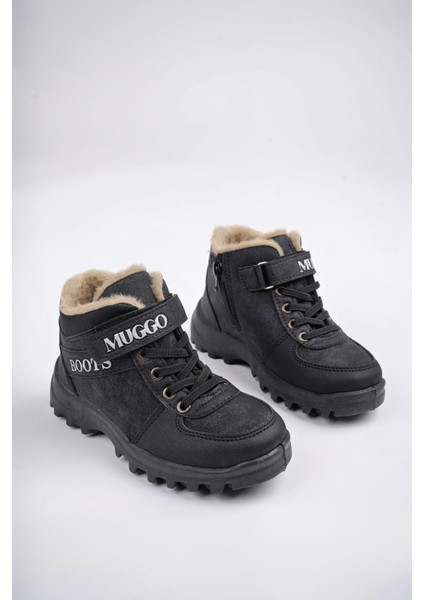 Trudy Garantili Soğuğa Dayanıklı Kürklü Cırtlı ve Bağcıklı Çocuk Bot fiyatları