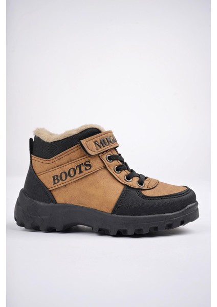 Trudy Garantili Soğuğa Dayanıklı Kürklü Cırtlı ve Bağcıklı Çocuk Bot modelleri