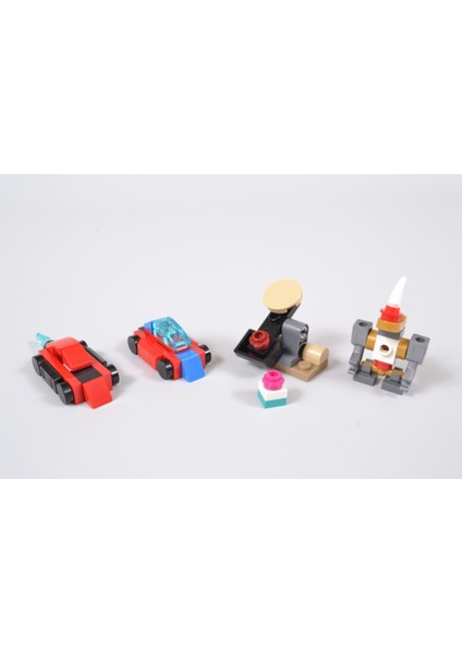 Spider-Man 2024 Mikro Yapılar - (Day 8) + (Day 11) + (Day 14) + (Day 15) Race Car Rhino Bot Sandman's Catapult And Presents