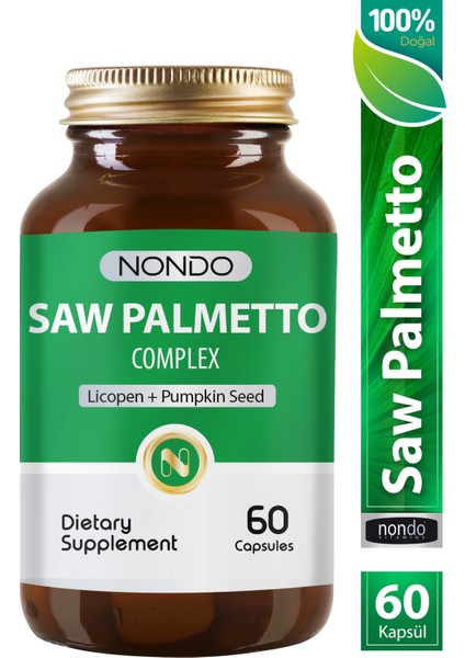 Saw Palmetto Complex 60 Kapsül