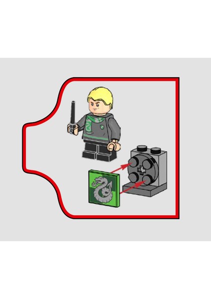 Harry Potter Mikro Yapılar - (Day 6) - Draco Malfoy And Slytherin Tile