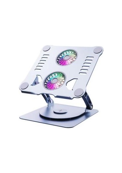 Çift Fanlı Dizüstü Bilgisayar Soğutma Standı Güçlü Soğutma Performanslı Notebook Soğutucu Stand Pro