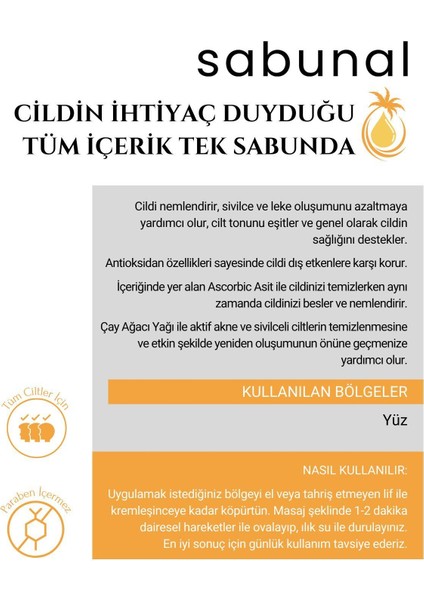 Niacinamide Sabunu Özel Ascorbic Asitli Sabun x 4 Adet