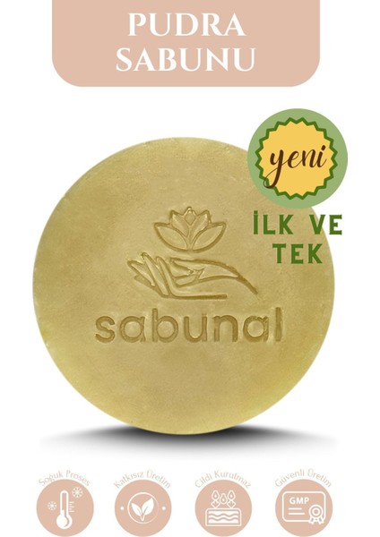 Pudra Sabunu 3 Adet - Cilt Bakım Sabunu