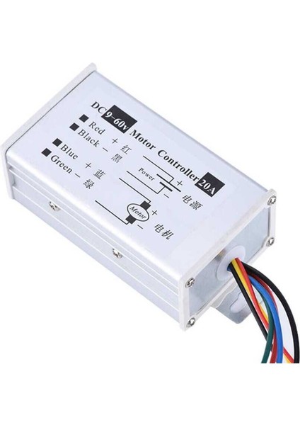 Dc 9-60V 20A Pwm Motor Sürücü Hız Kontrol Devresi