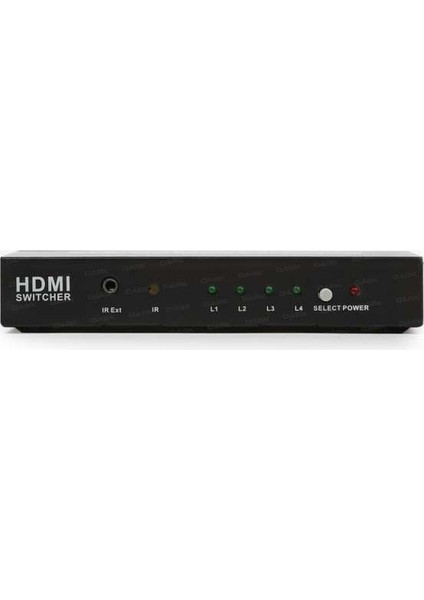 DK HD SW4X1K 4 Giriş - 1 Çıkış Kumandalı HDMI 4K Switch