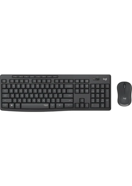 920-009804 MK295 Kablosuz Siyah Klavye Mouse Set