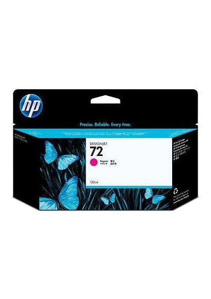 72 Magenta Kırmızı 130ML Plotter Kartuşu C9372A