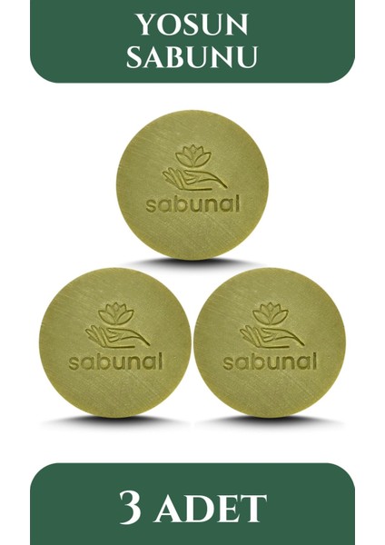 Yosun Sabunu Besleyici Bergamot Yağlı Mineral Kaynağı Spirulina Sabun 100 gr x 3 Adet