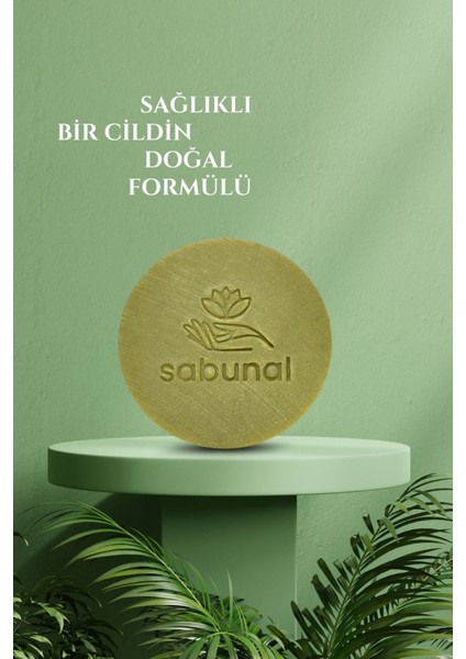 Yosun Sabunu Besleyici Bergamot Yağlı Mineral Kaynağı Spirulina Sabun 100 gr x 3 Adet