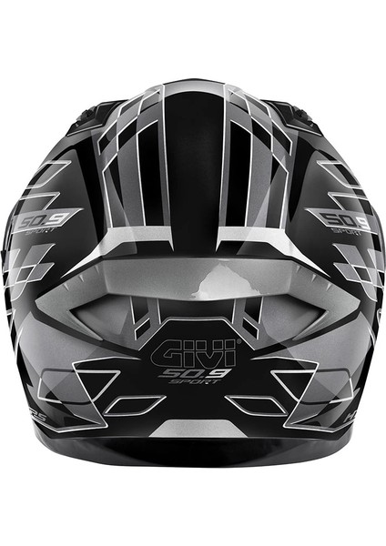 Gıvı 50.9 Assault Siyah-Tıtanıum-Gri Kask