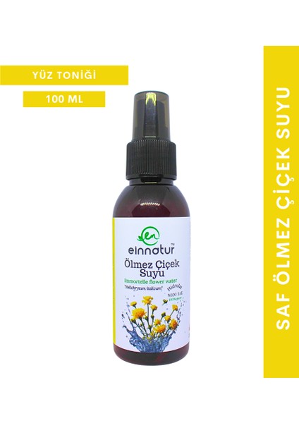 Einnatur Ölmez Çiçek Suyu, 100 ml, Buhar Distilasyonu, Yüz Bakımı