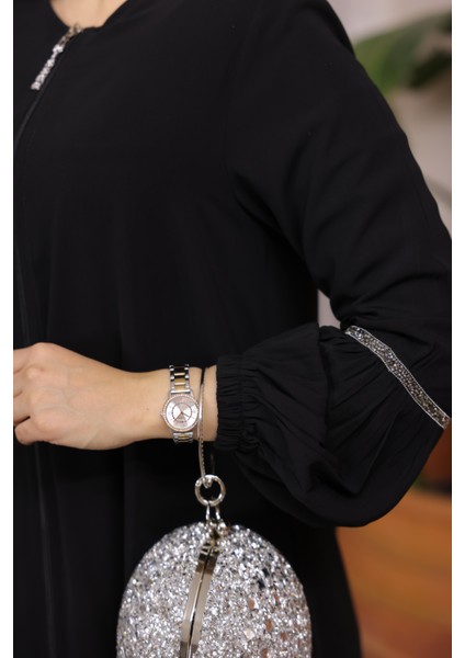 Balon Kol Taşlı Ferace NSR501701 modelleri