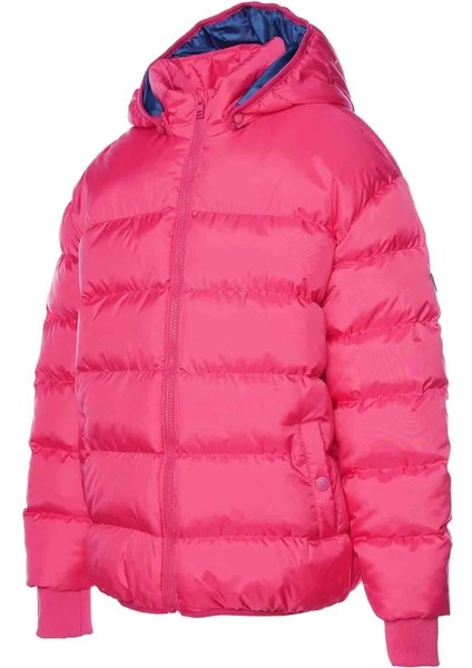 Sobel Çocuk Pembe Yuvarlak Yaka Mont