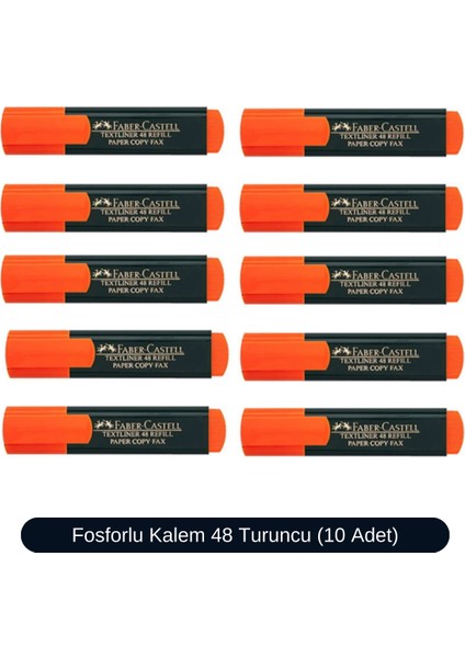Fosforlu Kalem 48 Serisi 10 Adet