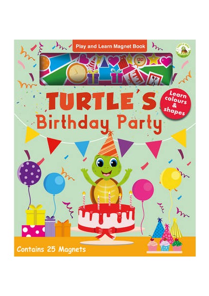 Turtle's Birthday Party Magnet Book