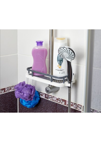 Banyo Rafı Şampuanlık Korumalı Banyo Organizeri Duş Organizeri fiyatları