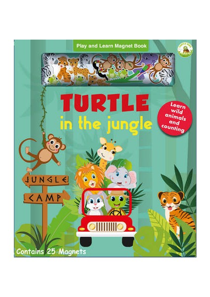 Turtle in the Jungle Magnet Book