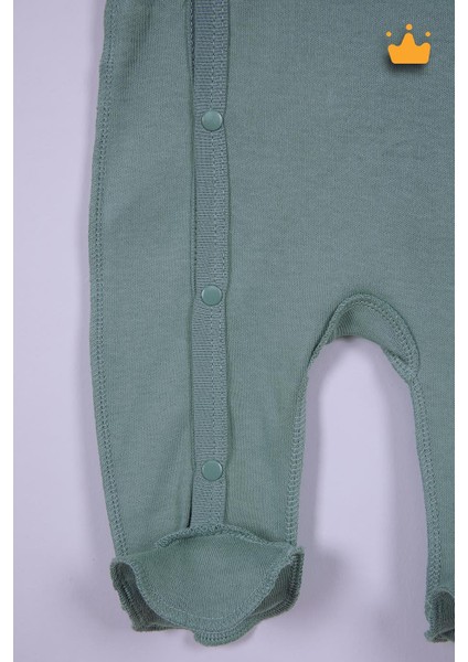 Babyhola 45CM Prematüre Serisi Pamuk Dıştan Dikişli Boydan Çıtçıtlı Patikli Tulum Bere Önlük Takım 22416 modelleri