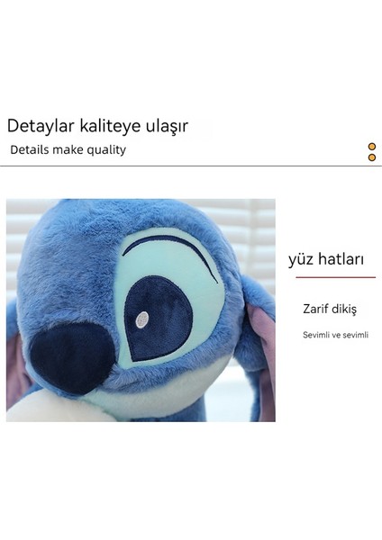 30CM Sarılabilir Ördek Lilo ve Stitch Peluş Oyuncak Bebek (Yurt Dışından)