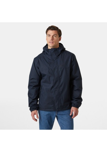 Vancouver Fleece Lined Erkek Lacivert Kapüşonlu Mont