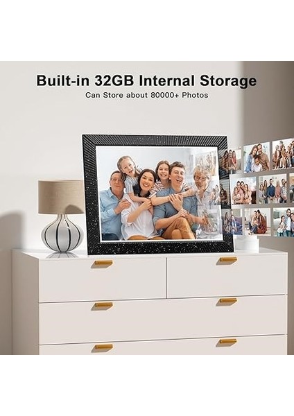 Nethgrow 16.2 Inc Büyük Dijital Resim Çerçevesi 32GB 1258X930 IPS Ekran fırsatları