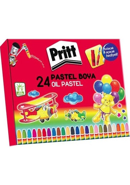 Pastel Boya Karton Kutu 24 Lü