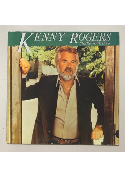 Kenny Rogers Share Your Love Lp Plak (Orjnal Dönem Hollanda Baskı Plak)