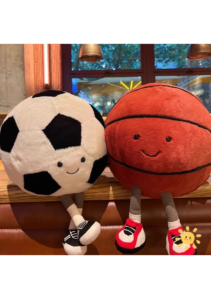 25 cm Spor Peluş Oyuncak Basketbol Bebek Çocuk Futbolu Bebek Bebek (Yurt Dışından)