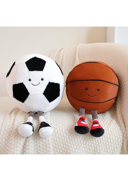 25 cm Spor Peluş Oyuncak Basketbol Bebek Çocuk Futbolu Bebek Bebek (Yurt Dışından)