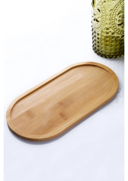 Ela Bambu Yağdanlık Altlığı & Sunumluk & Ikramlık