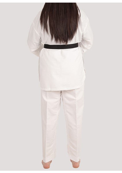 Taekwondo / Tekvando Elbisesi Fighter Siyah Yaka Dobok