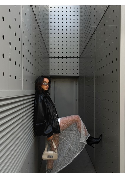 Kadın Ekru Uzun Dantel Etek 28213 indirimleri