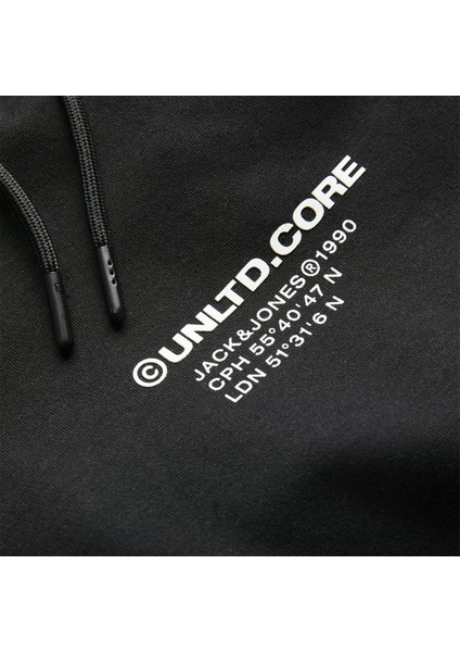 Jack&jones Hood Aero Erkek Siyah Kapüşonlu Sweatshirt modelleri