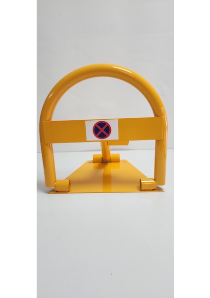 Oval Çelik Kilitli Otopark Bariyeri | Yatar U Tip Park Demiri