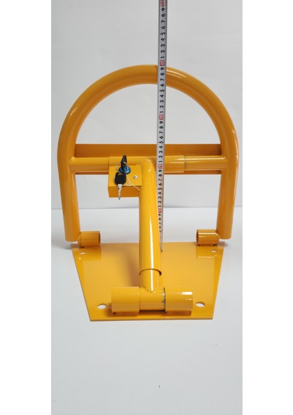 Oval Çelik Kilitli Otopark Bariyeri | Yatar U Tip Park Demiri modelleri