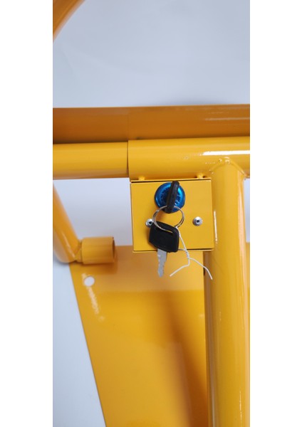 Oval Çelik Kilitli Otopark Bariyeri | Yatar U Tip Park Demiri fırsatları