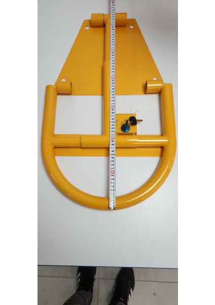 Oval Çelik Kilitli Otopark Bariyeri | Yatar U Tip Park Demiri indirimleri