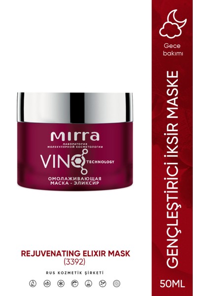 Rejuvenating Elixir Mask / Gece Kremi, Gençleştirici