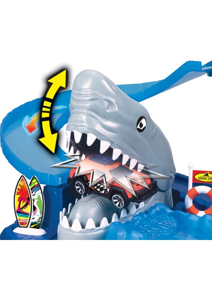 - Shark Attack Playset With Change Colour Car