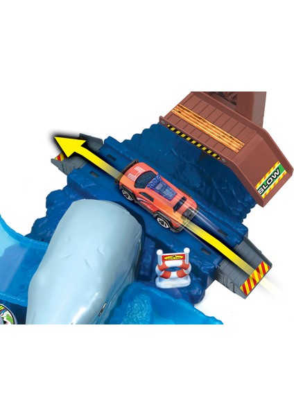 - Shark Attack Playset With Change Colour Car
