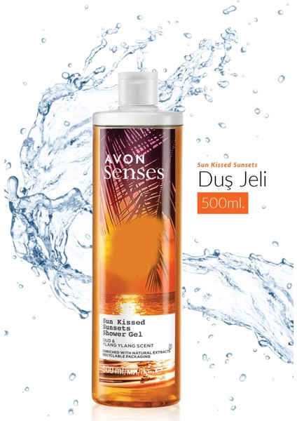 Senses Sun Kissed Sunsets Duş Jeli 500 ml x 3 adet modelleri