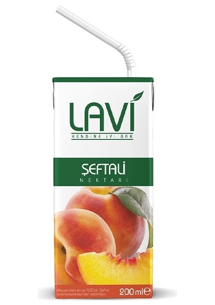 Şeftali Nektarı Içeceği 200 ml x 27 Adet (Bir Koli)