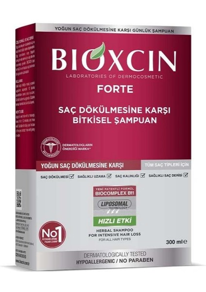 Forte Bitkisel Şampuan Tüm Saç Tipleri 300 ml