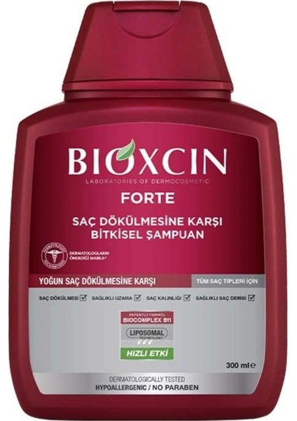 Forte Bitkisel Şampuan Tüm Saç Tipleri 300 ml